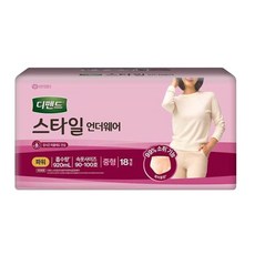 디펜드 스타일 언더웨어 여성 파워 중형 18개입X1팩/성저귀, 18개입