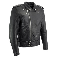 미국출고 평점4.5+ 161713 Milwaukee 밀워키 Leather 남성용 클래식 오토바이 데님 재킷 모든 날씨 및 라이딩용 - 4XL, Large, Grplkm1701-black
