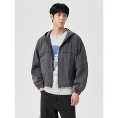 매장정품 에잇세컨즈 8SECONDS 후드 데님 아우터 그레이 (264939FPS3) 264939FPS3 206135