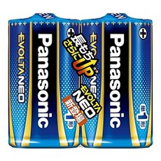 (정리 사) 파나소닉 에볼타 NEO 단1형 알칼리 건 2개 수축 팩 LR20NJ2SE [×3]