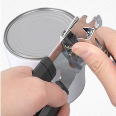 주방용품 캠핑 싱글족 스테인리스 캔오프너 강템, 1개