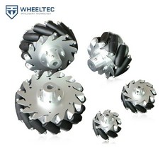 키웨이가 ros 로봇 자동차 섀시 15kg 하중 75mm 직경 올라운드 메카넘 휠, 3mm coupling