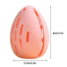 메이크업 스폰지 거치대 실리콘 방습 화장품 퍼프 케이스 보관함 에그 스탠드, 03 Pink, 1개