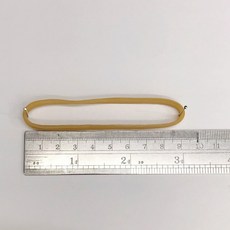 【HY】天然橡膠橡皮筋 No. 26*6mm (1000公克/包 本色) A4紙 大型文件捆綁 文具整理, 1個, 500公克裝