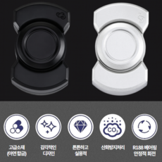 로이에 R188 메탈 집중놀이 손장난감 피젯스피너, 1개, 메탈 블랙