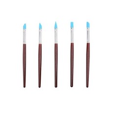 마메 실리콘 스컬피 브러쉬 5종 세트, 0.8 x 16.2 cm, 1세트