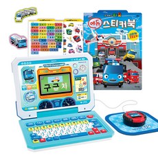 타요 자동차 노트북 + 타요 에듀 스티커북 세트, 1세트, 타요 자동차 노트북 + 에듀 스티커북