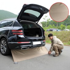 캠핑 차박스커트 벌레차단 범퍼가림막 차박 윈드가드 겨울 방풍, DSAM 1범퍼바람막이-브라운