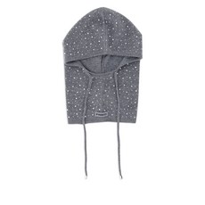 핀코 크리스털 장식 후드 바라클라바