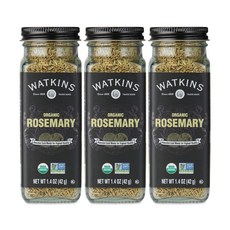 왓킨스 유기농 로즈마리 1.4 온스 Watkins Organic Rosemary 1.4 Ounce Pack of 3, 1.4온스(3팩), 1개