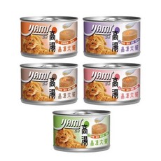 YAMI YAMI 亞米亞米 高湯晶凍特餐 80g/170g (24罐組) 貓罐頭 寵物罐頭, 1個, 【170g】鮪魚+雞肉+鮮蝦+蟹柳宅配,小罐超取限一箱/大罐請宅配