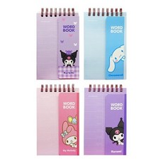 산리오 영어 단어장 1p 만능 가리개 단어장 수첩 휴대용 메모장 암기장 필기구 단체선물 단어노트 시나모롤 쿠로미 마이멜로디, 1개