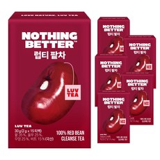 럽티 팥차 티백, 2g, 15개입, 6개