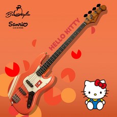 벤티볼리오 산리오캐릭터즈 베이스기타 SJ2W Hello Kitty 헬로키티, 1개, Hello Kitty (헬로키티)