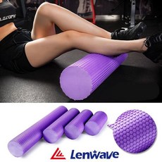 런웨이브 육각돌기 폼롤러 스트레칭 마사지용품 45cm rkr1632LV, 블루, 1개