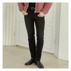 뱅뱅 남성 폴라플리스 라이크라 본딩 데님 검정 211549