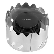 휴대용 미니 알코올 스토브 버너 아웃도어 초경량 황동 캠핑 요리 배낭 여행 관광, 01 glod, 1개