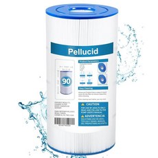 PELLUCID Hayward CX900RE C900 Pleatco PA90 Unicel C-8409 Filbur FC-1292 Sta-Rite PXC95와 호환되는, 1팩