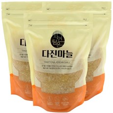 국내산 마늘 냉장 다진마늘 간마늘 당일제조, 500g, 3개