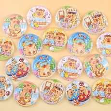 走珠迷宮 益智玩具 軌道迷宮 兒童禮品, 1個, 卡皮巴拉走珠迷宮