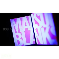 808 MAGIC 魔術道具 MADISON BLANK PLAYING CARDS, 1個