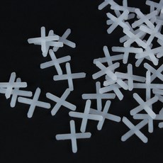 십자 쿠사비 타일 스페이스 2.5mm 100개입 줄눈 간격제 타일핀, 1개, 단품