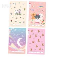 쓰기 노트 10칸 10권 초등학교노트, 여_랜덤