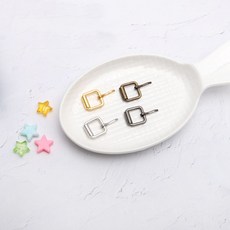 짱패브릭 인형) (2p) 내경 10mm 빈티지버클, 흑니켈, 2개