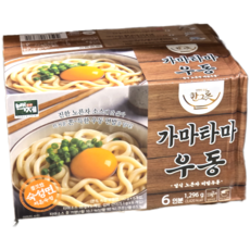 백제 가마타마 우동, 6개, 216g