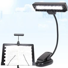 LED 악보 조명 보면대 램프 성당 오케스트라 연습실 악보조명 피아노, Battery version