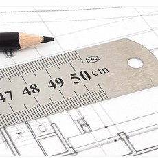 폴리앤틴틴 철자50cm 스틸자