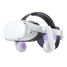 오큘러스퀘스트2 스트랩 키위 온이어 헤드폰일체형 악세사리, 1개