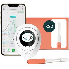 MIRA ULTRA4 배란 키트 4호르몬 테스트 불임 가정용 트래커 LH 여성용 모니터, Lh, Pdg, E3g 및 Fsh용 호르몬 키트, 30 Tests