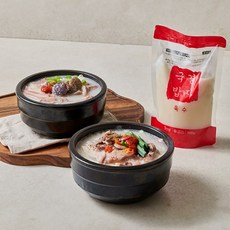 [경자네식구들] 정성 가득한 한끼 순대국밥 700g 2개 + 돼지국밥 680g 2개 1세트