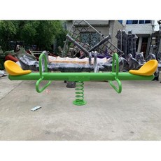 시소 놀이터 야외 흔들 펜션 글램핑장 놀이터시소, 모델1(더블시소), 1개