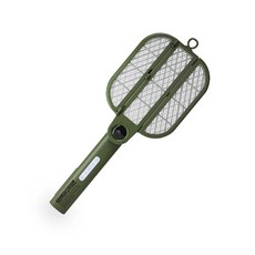 ADAMOUTDOOR 電蚊拍 捕蚊燈 二代(附收納盒)【露營狼】【露營生活好物網】, 軍綠色