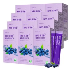 메딕스랩 NFC 유기농 블루베리 100% 착즙액 블루베리즙 스틱, 168개, 20ml
