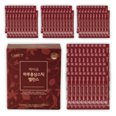 케어유 홍삼스틱 고려 홍삼정 진액 국내산 6년근 진세노사이드 하루 밸런스 100포, 1개 1개