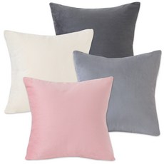 스타일공간 소프트극세사 쿠션커버, 그레이