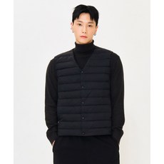 체이스컬트 CHASECULT 남성 라이트 다운 투웨이넥 베스트-블랙