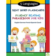 5 Languages Sight Word Flashcards Fluency Reading Phrasebook for Kids - 20 English German French Spa... Paperback, Independently Published, 9798576159758