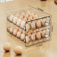 건코몰 프리미엄 투명 에그 트레이 2단 40구
