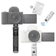 아이리버 정품 OLED 스크린 3세대 무선 슈팅그립 소니 카메라 전용 IR-TP25RCS + 다용도 파우치, 화이트, 1개