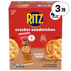리츠 리츠 크래커 샌드위치 땅콩 버터 RITZ RITZ Cracker Sandwiches Peanut Butter 1.56kg