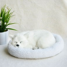 강아지 인형 잠자는 장식품 숨쉬는 호흡 귀여운 선물, K, 1개