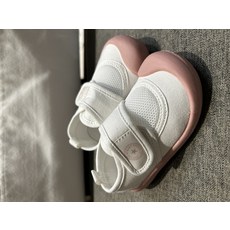 白色網布嬰兒學步鞋 舒適透氣