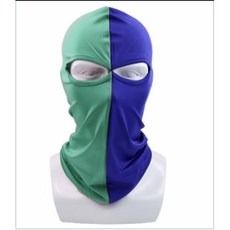 스키 스노우보드 보호대 고글 남녀공용 여름 모자 비니 3 홀 풀 페이스 마스크 얇은 발라클라바 오토바이 자전거 사냥 사이클링 캡, 11) green blue - 싱글 사이즈