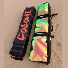 스키 휠백 캐리어 백팩 방수 바퀴달린 엣지백 데크, 퍼플핑크 업그레이드, 1개