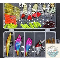 우솝상점 프로앵글러 루어낚시 미끼세트 4호 다양한종류 실속구성 루어세트