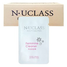 엔유클라스 일회용 여성청결제 3ml x 1000개 세정제, 엔유클라스 클렌징크림 x